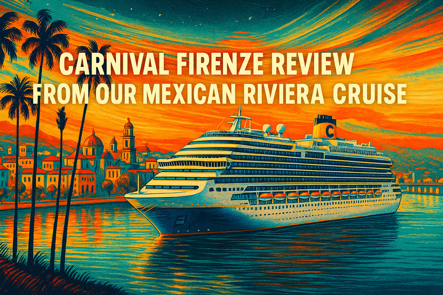Carnival Firenze Review from Our Mexican Riviera Cruise